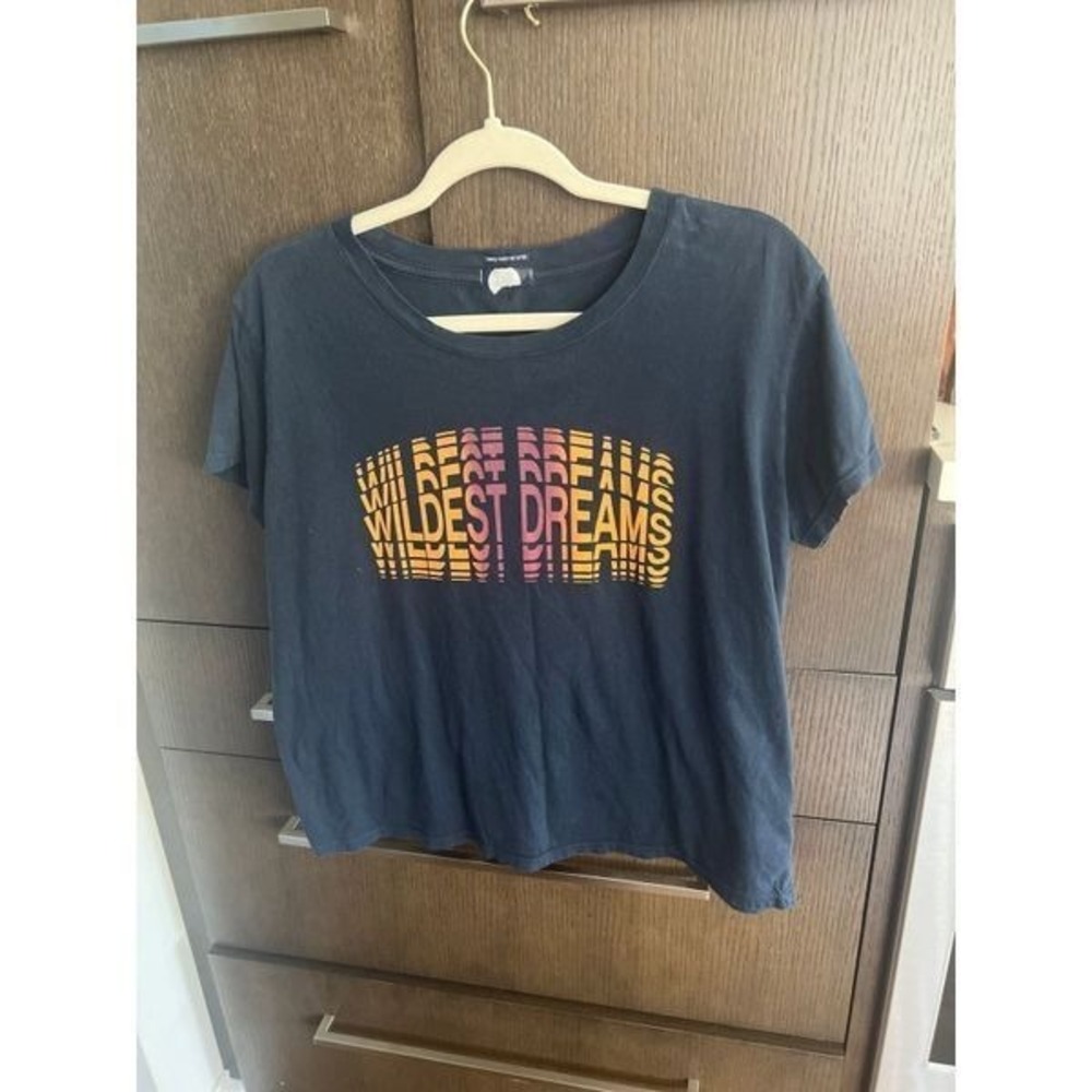 Mother Wildest‎ Dreams Blue Orange Boxy Goodie Tee size large